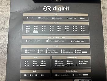 Amazon.co.jp: Digirit チェーンリング 58T ナローワイド ロード